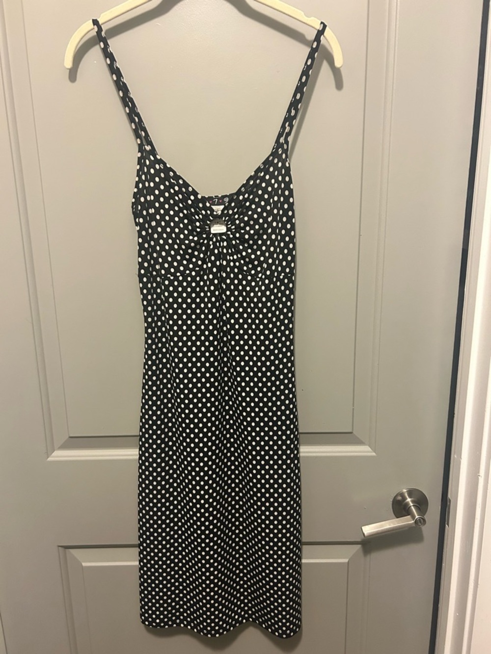 579 Black and White Polka Dot Camisole